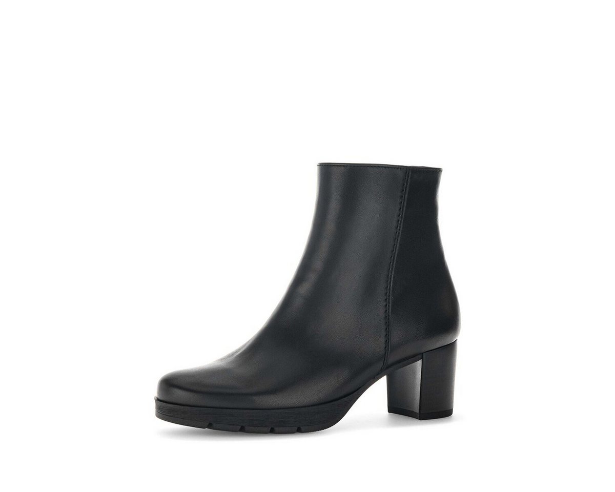 Gabor Plateau Stiefelette Glattleder Plateaustiefelette (schwarz)