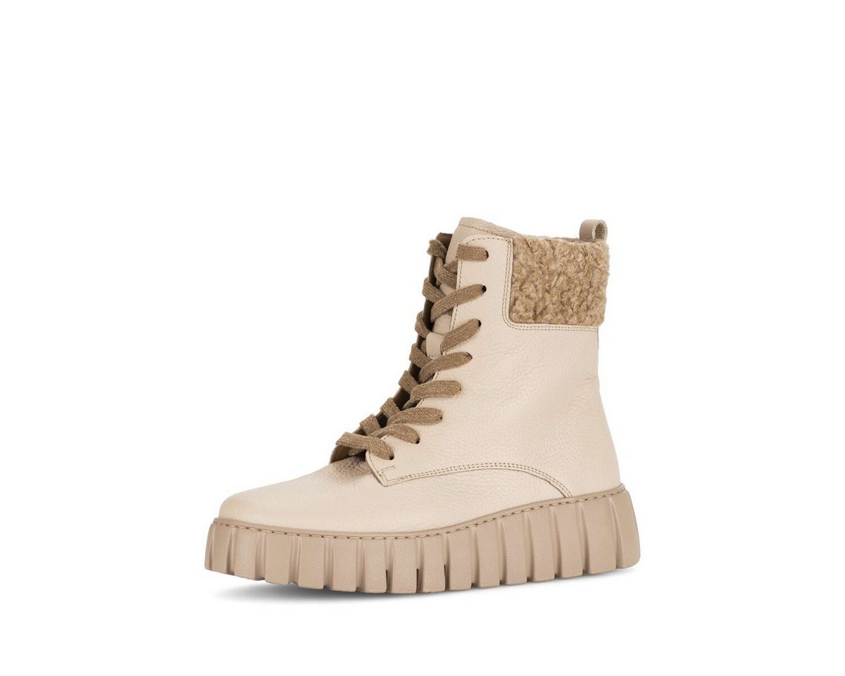 Gabor Plateau Stiefelette Materialmix Leder/Lederimitat Plateaustiefelette