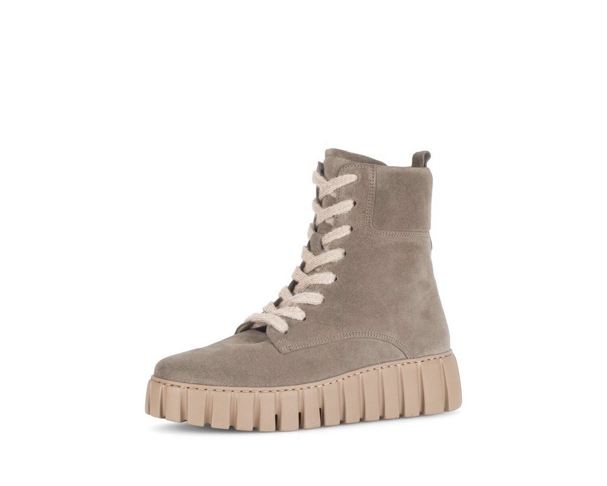Gabor Plateau Stiefelette Rauleder Plateaustiefelette (beige)