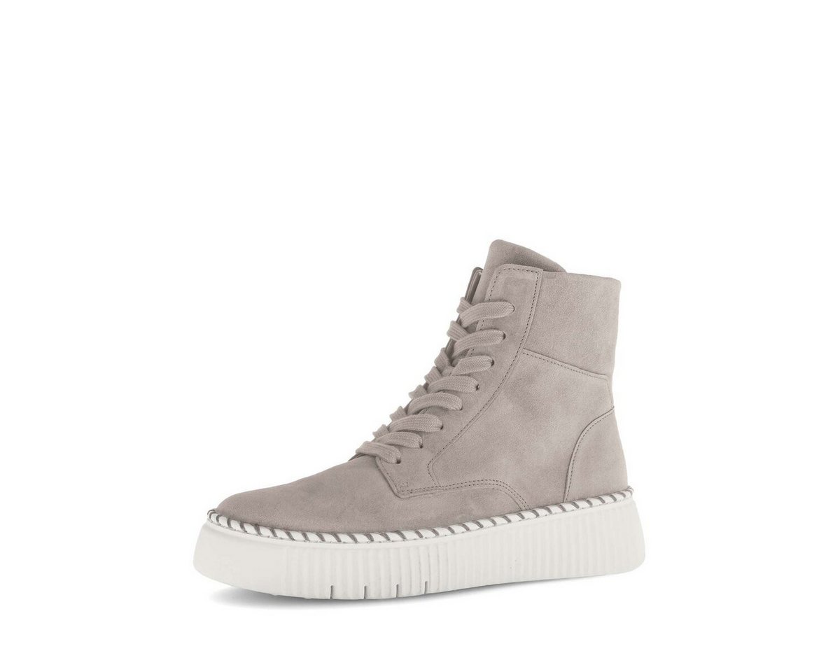 Gabor Plateau Stiefelette Rauleder Plateaustiefelette (beige)