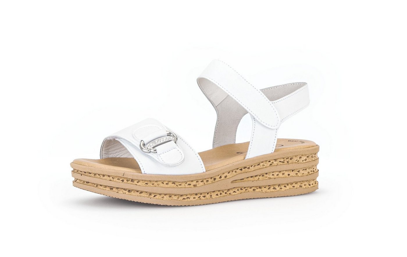 Gabor Plateausandale (weiß)