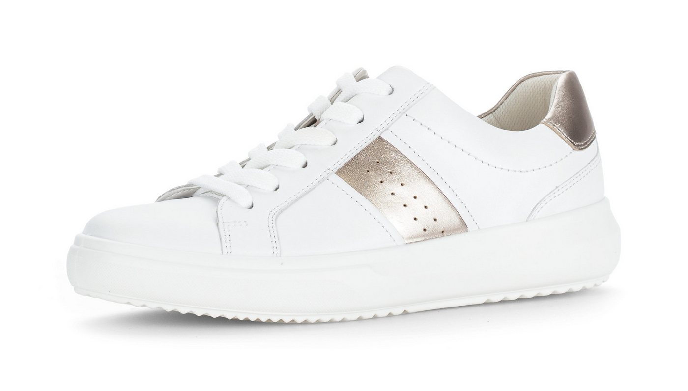 Gabor Plateausneaker, Freizeitschuh, Halbschuh, Schnürschuh mit weichem Schaftrand