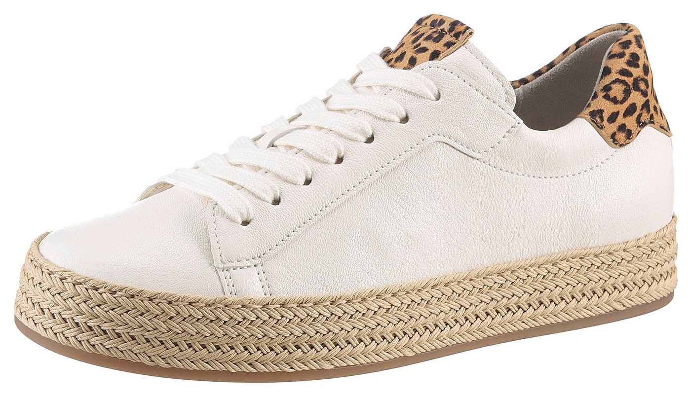 Gabor Plateausneaker, Halbschuh, Schnürrschuh, Freizeitschuh mit Kontrastbesatz