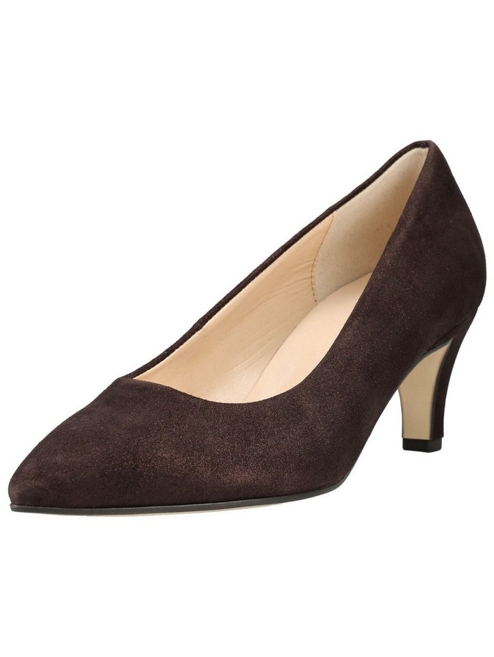 Gabor Pumps Veloursleder Pumps (braun)