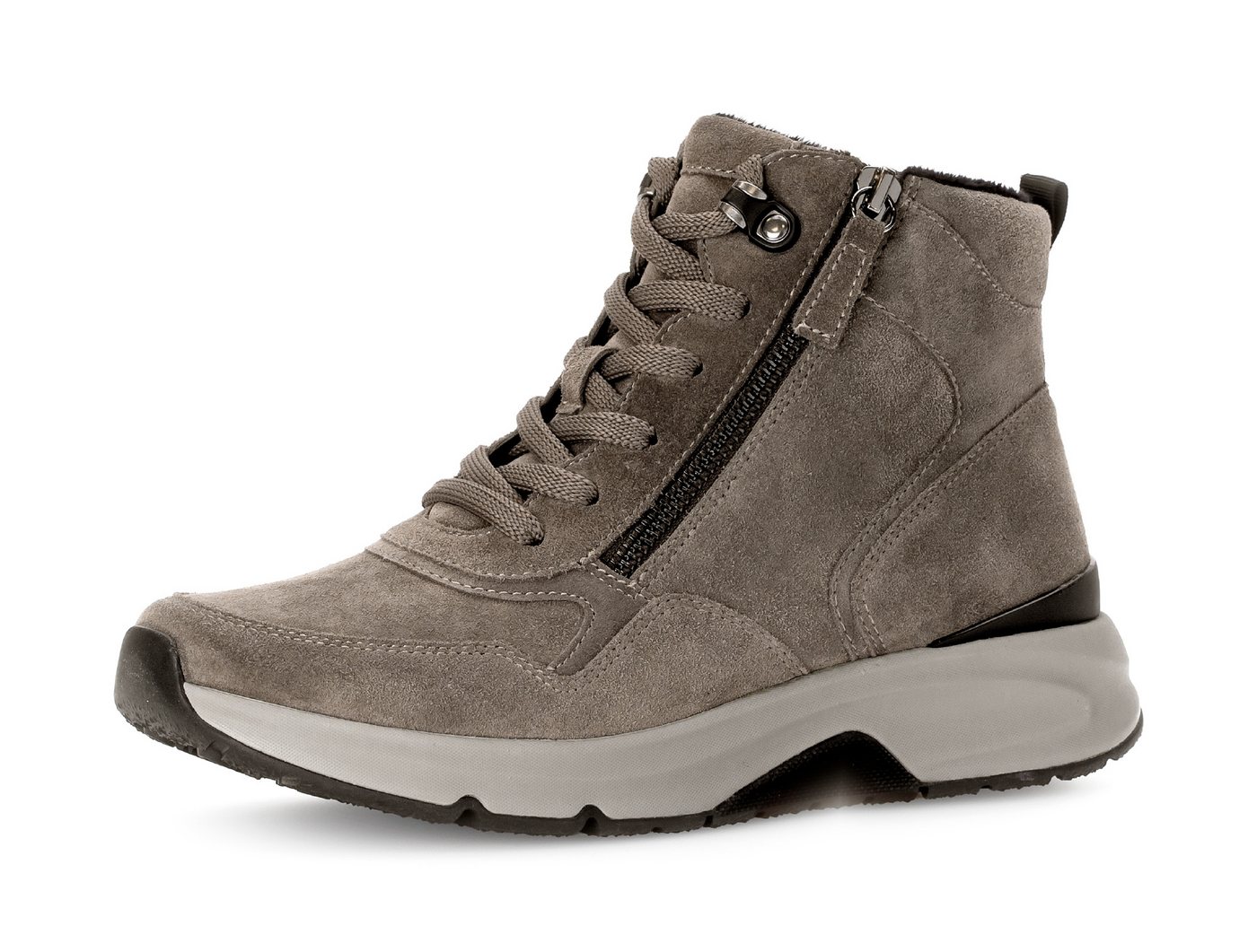 Gabor Rollingsoft Keilsneaker, Plateau, Schnürboots, Kofmortschuh mit herausnehmbarem Fußbett