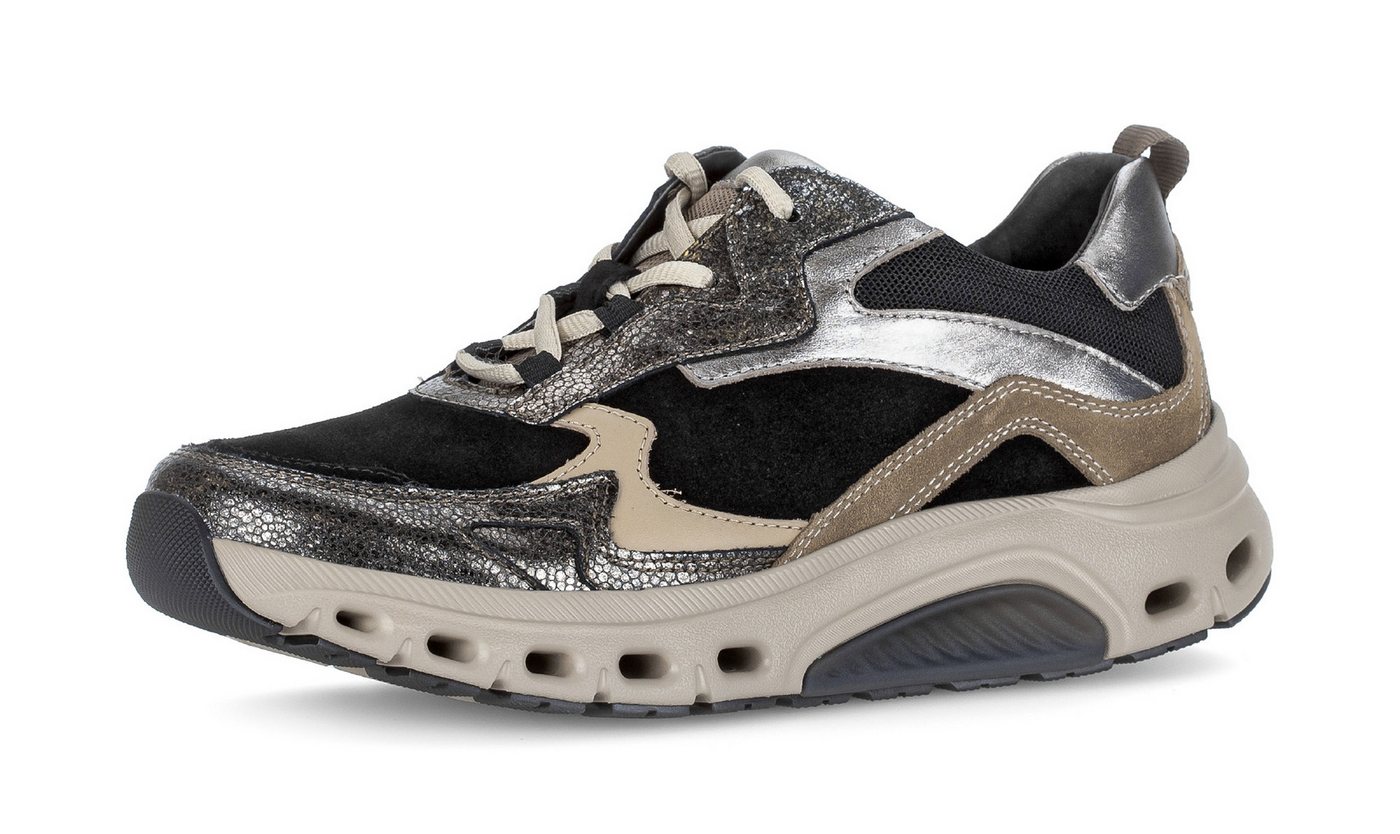 rollingsoft Keilsneaker, Plateau, Schnürschuh, Halbschuh mit Wechselfußbett