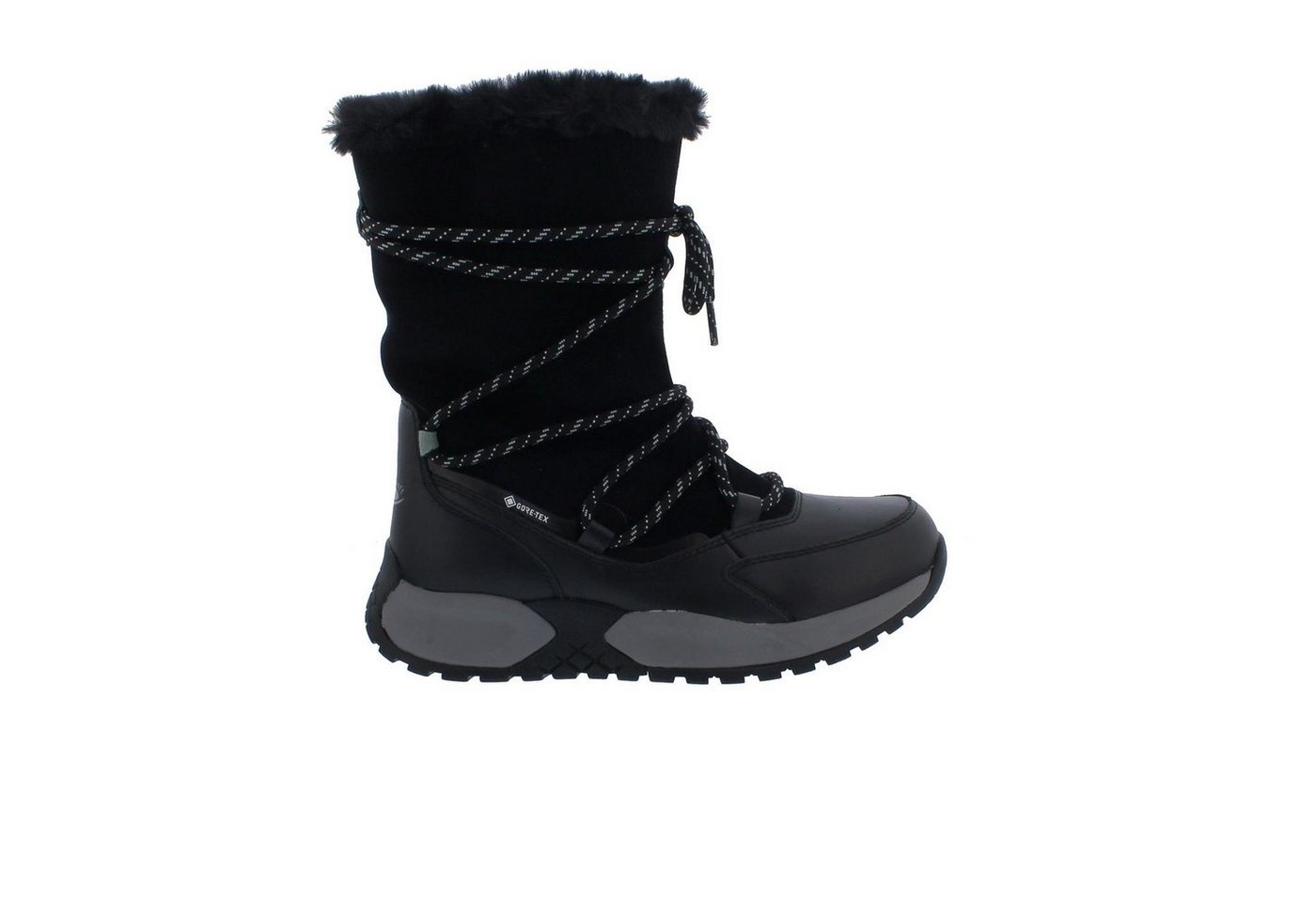 Gabor Rollingsoft Rollingsoft Outdoor Schlupf-Stiefel, GORE TEX® Foulard/Dream., schwarz Reißverschlussstiefel
