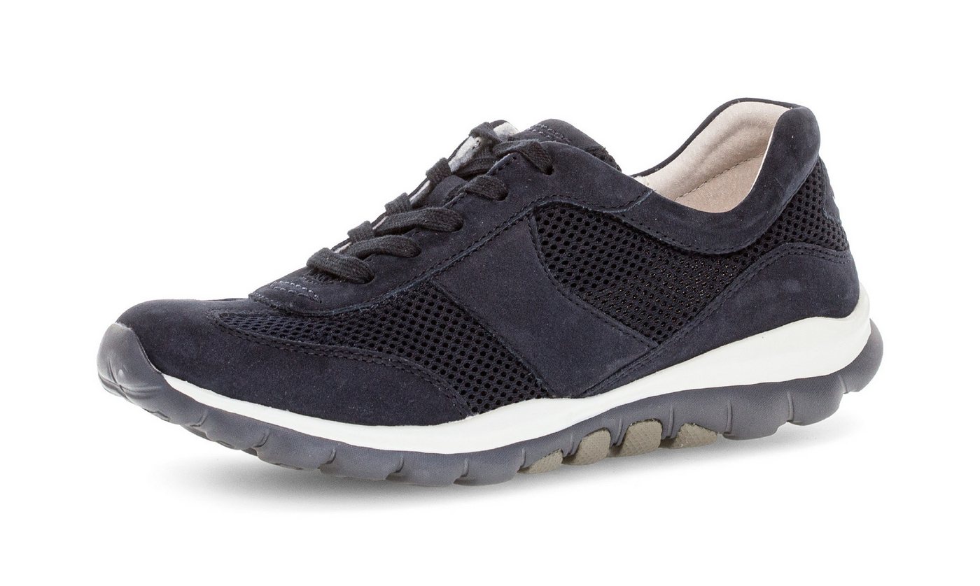 Gabor Rollingsoft Sneaker, Freizeitschuh, Halbschuh, Schnürer mit Logo an der Ferse