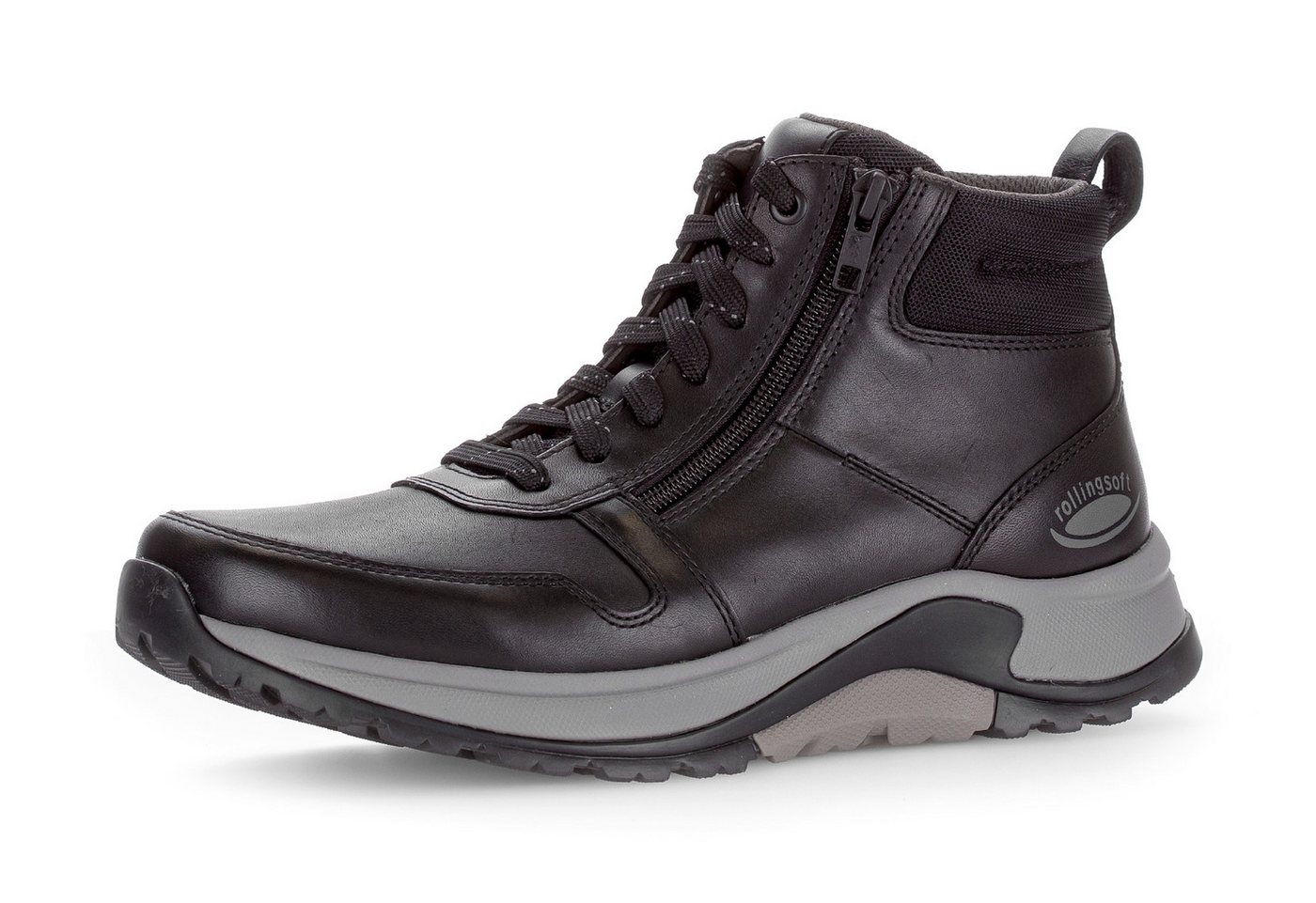 Gabor Rollingsoft Sneaker, Schnürboots, Komfortschuh in Bequemweite G (weit)