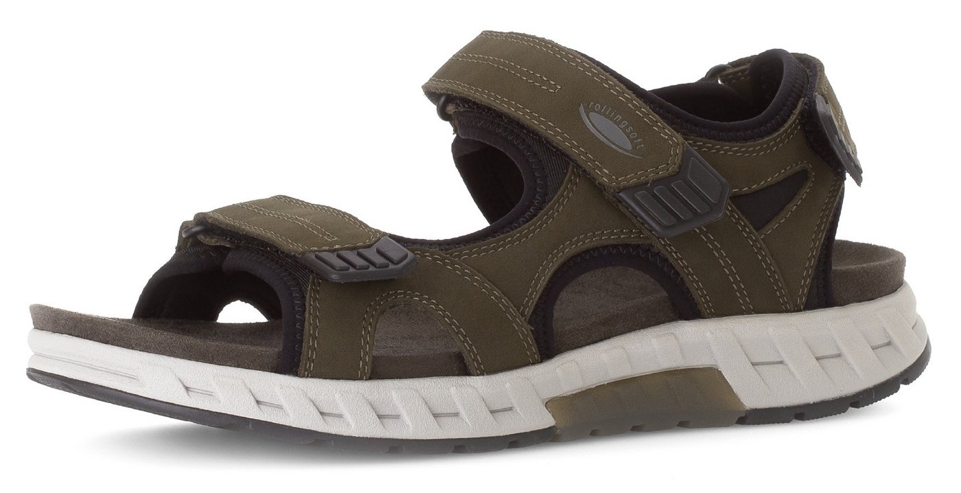 Gabor Rollingsoft Trekkingsandale, Sommerschuh, Klettschuh, Freizeitsandale in Komfortweite G (weit)