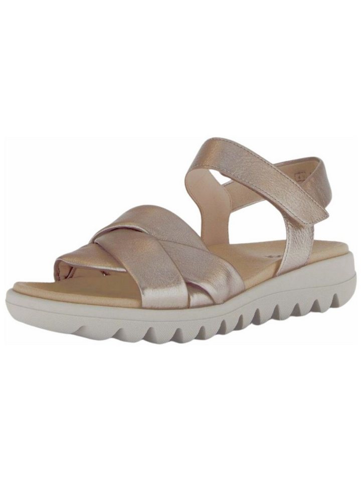 Gabor Sandalen Leder Keilsandalette (beige)