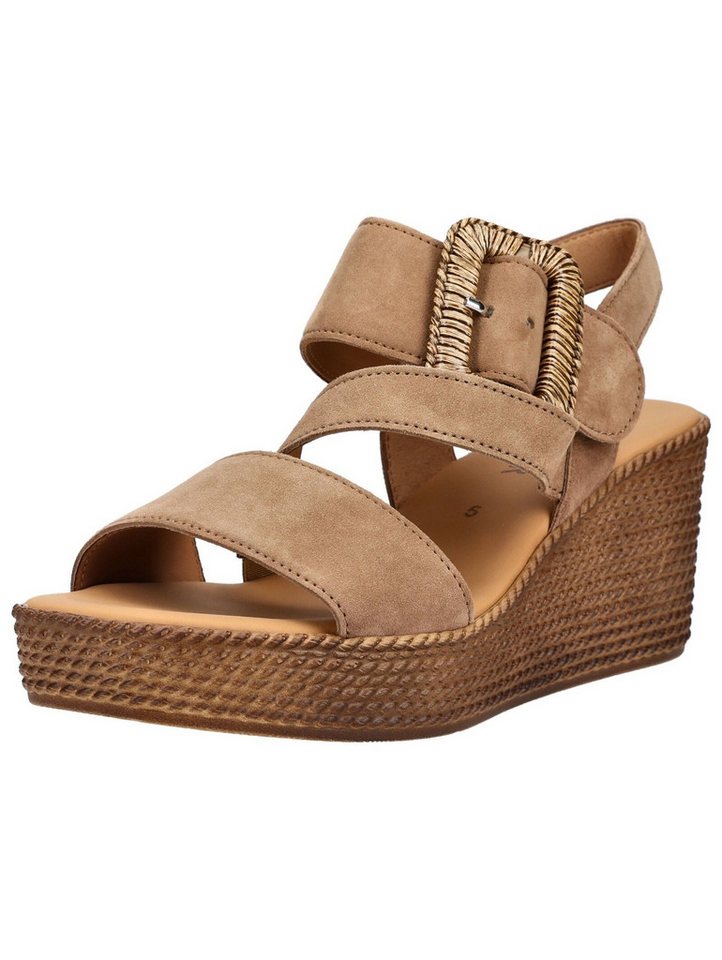 Gabor Sandalen Veloursleder Keilsandalette
