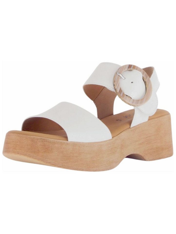 Gabor Sandalen Nappaleder Riemchensandale (beige)