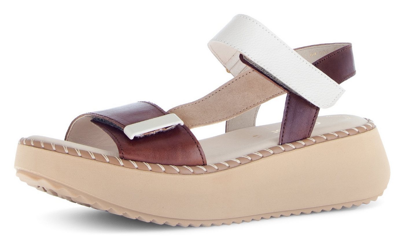 Gabor Sandalette, Plateau, Keil, Riemchensandale mit Best Fitting-Ausstattung