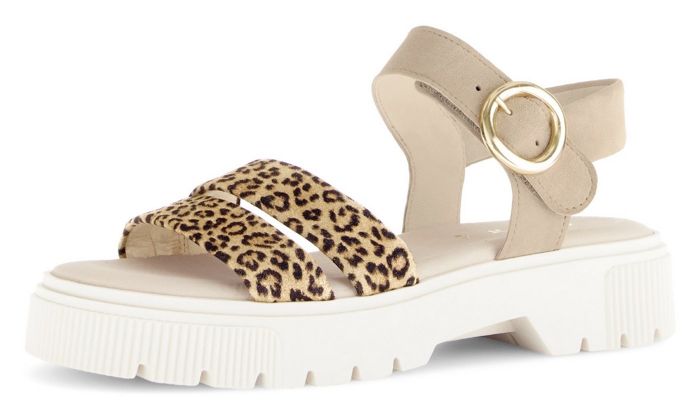 Gabor Sandalette, Riemchensandale, Sommerschuh mit Plateau