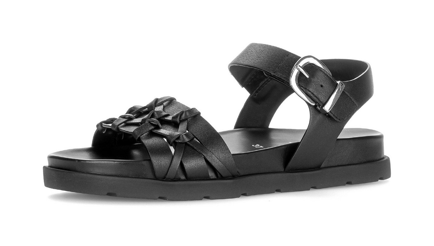 Gabor Riemchensandale, Sandalette, Sommerschuh mit aufwendigen Details