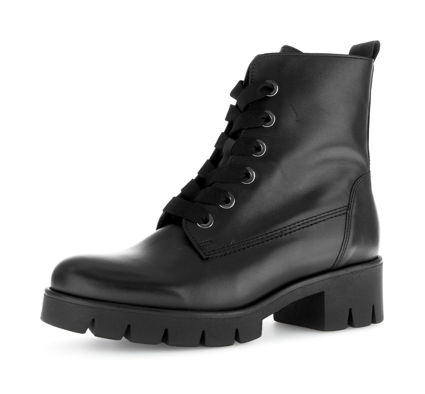 Gabor Schnürstiefelette, Blockabsatz, Plateau, Schnürboots mit Best Fitting Komfort