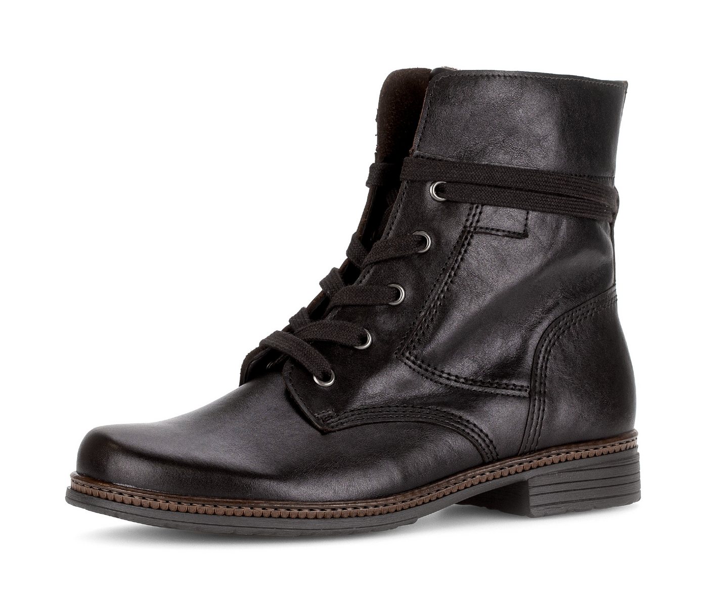 Gabor Schnürstiefelette, Blockabsatz, Schnürboots, Businessschuh mit Best Fitting Ausstattung