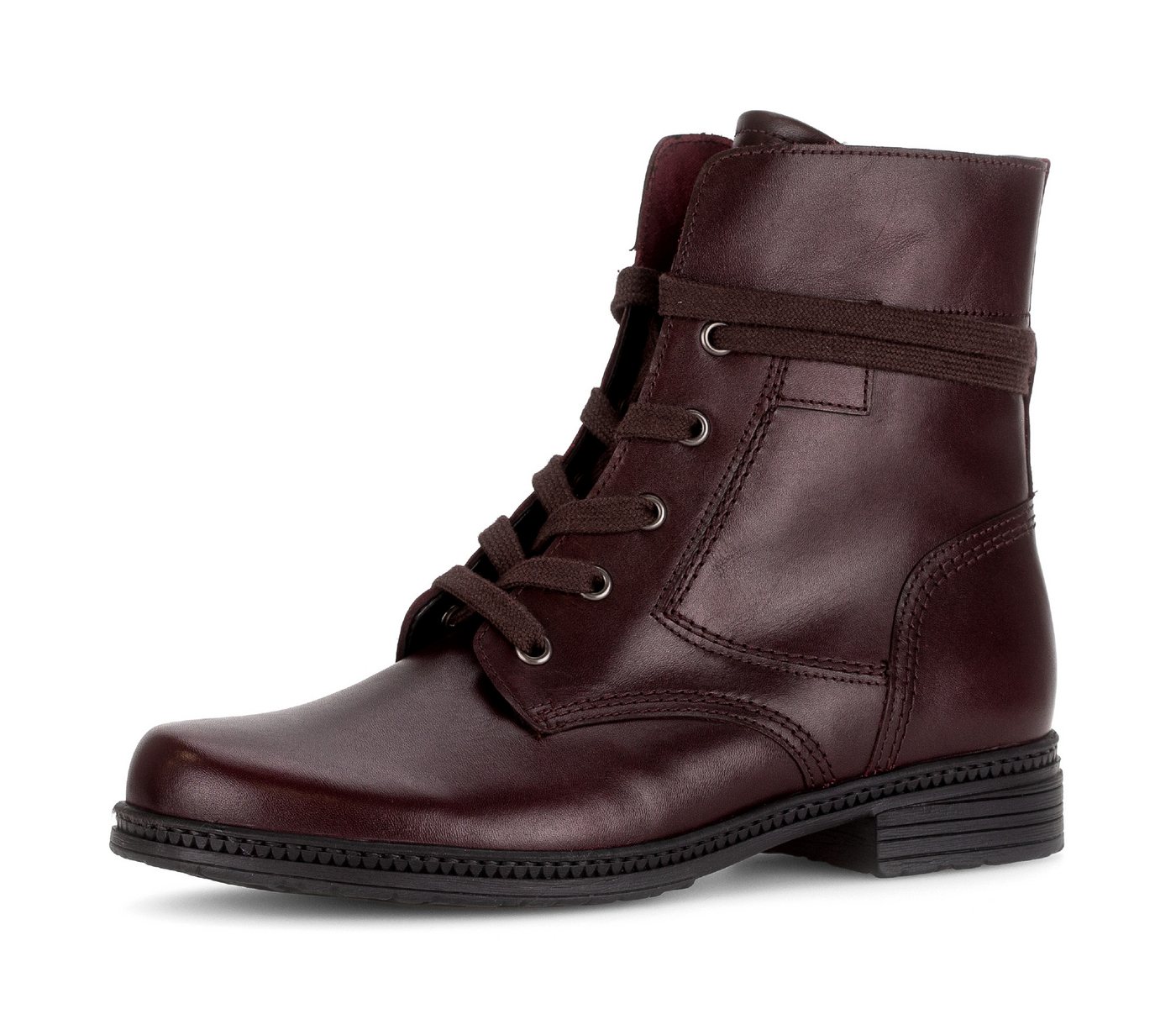 Gabor Schnürstiefelette, Blockabsatz, Schnürboots, Businessschuh mit Best Fitting Ausstattung