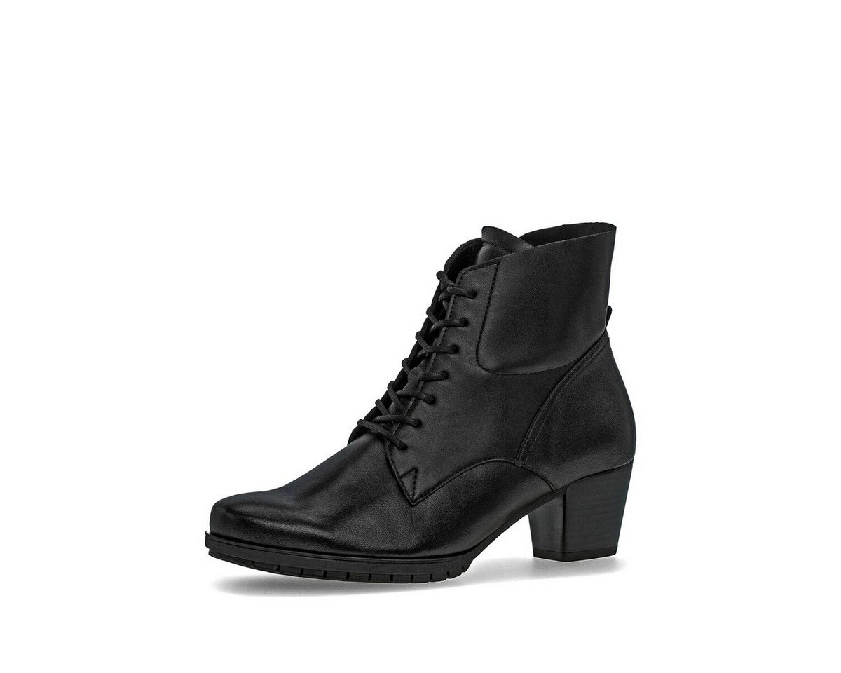 Gabor Schnürstiefelette Glattleder Schnürstiefelette (schwarz)