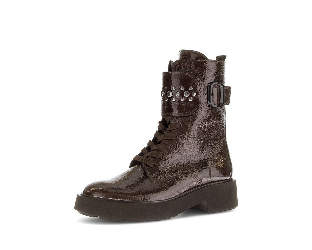 Gabor Schnürstiefelette Lackleder Schnürstiefelette