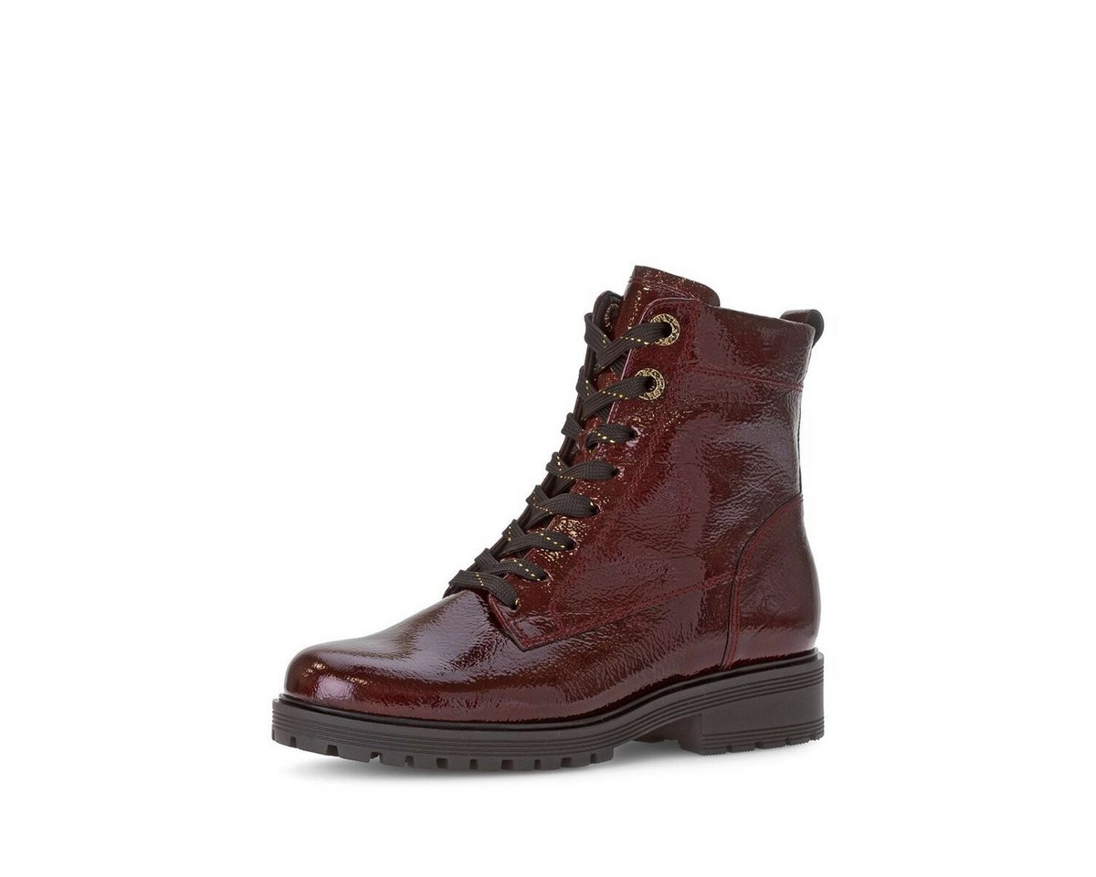 Gabor Schnürstiefelette Lackleder Schnürstiefelette (rot)
