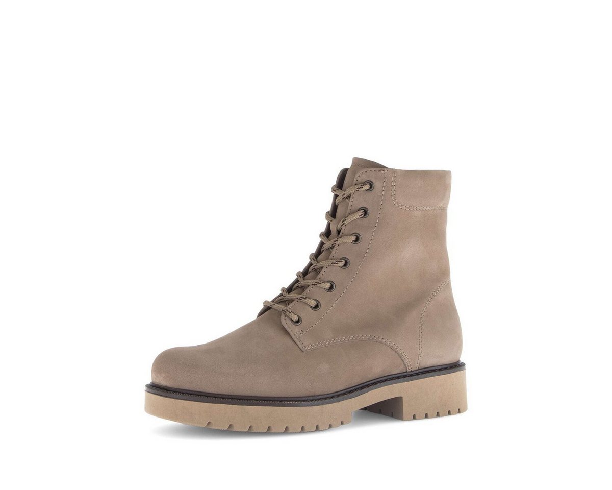 Gabor Schnürstiefelette Rauleder Schnürstiefelette (beige)
