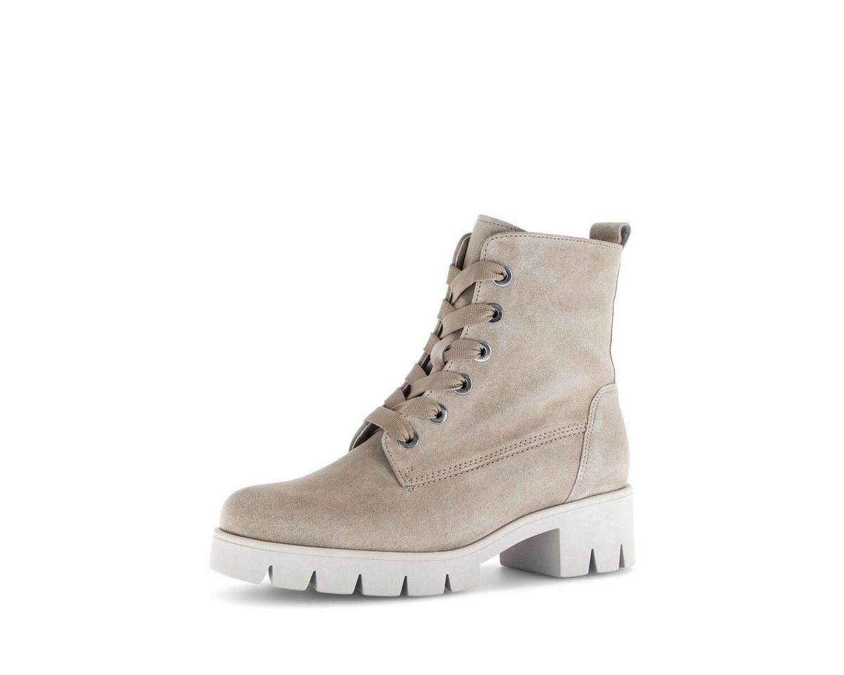 Gabor Schnürstiefelette Rauleder Schnürstiefelette (beige)
