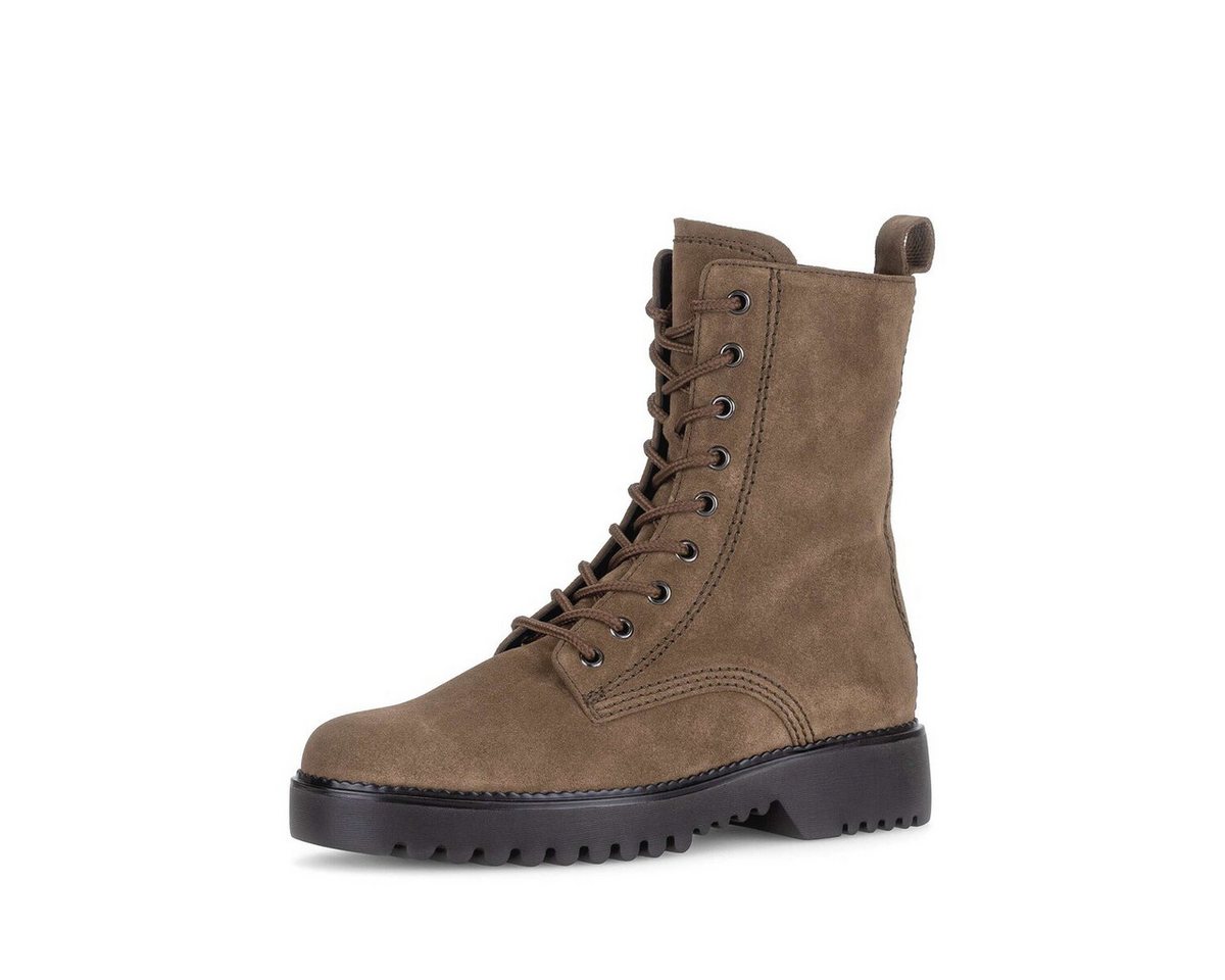 Gabor Schnürstiefelette Rauleder Schnürstiefelette (braun)