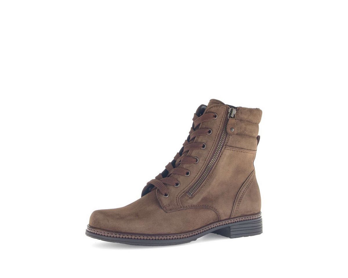 Gabor Schnürstiefelette Rauleder Schnürstiefelette (braun)