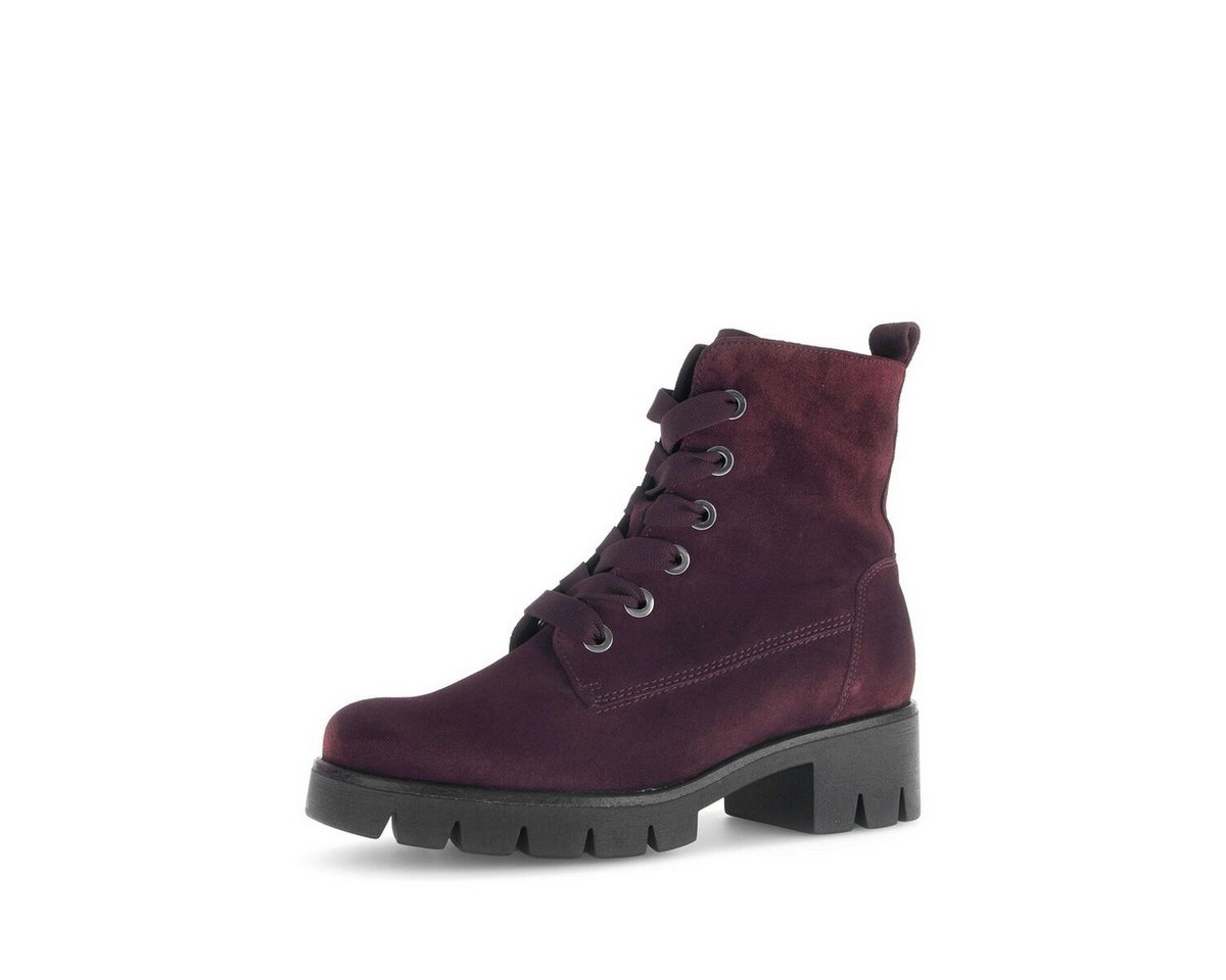 Gabor Schnürstiefelette Rauleder Schnürstiefelette (rot)