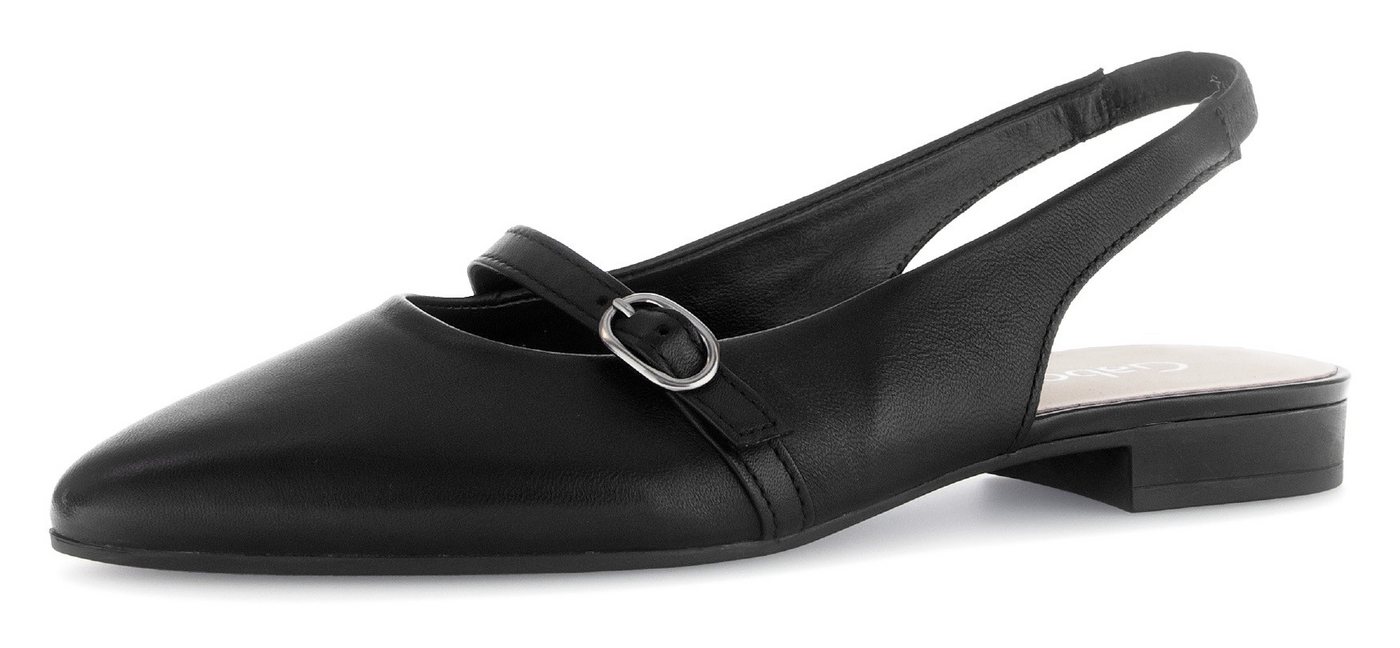 Gabor Slingpumps, Blockabsatz, Abendschuh, Businessschuh, elastisches Fersenriemchen