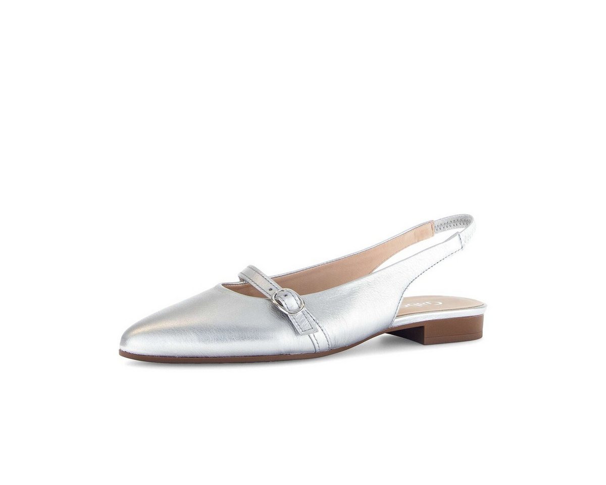 Gabor Slingpumps Effektleder Slingpumps (silber)