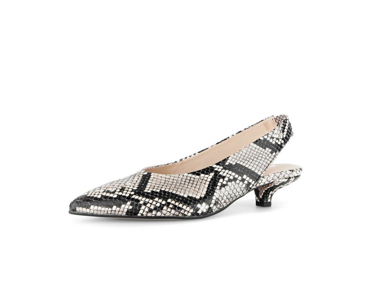Gabor Slingpumps Leder Reptiloptik Slingpumps