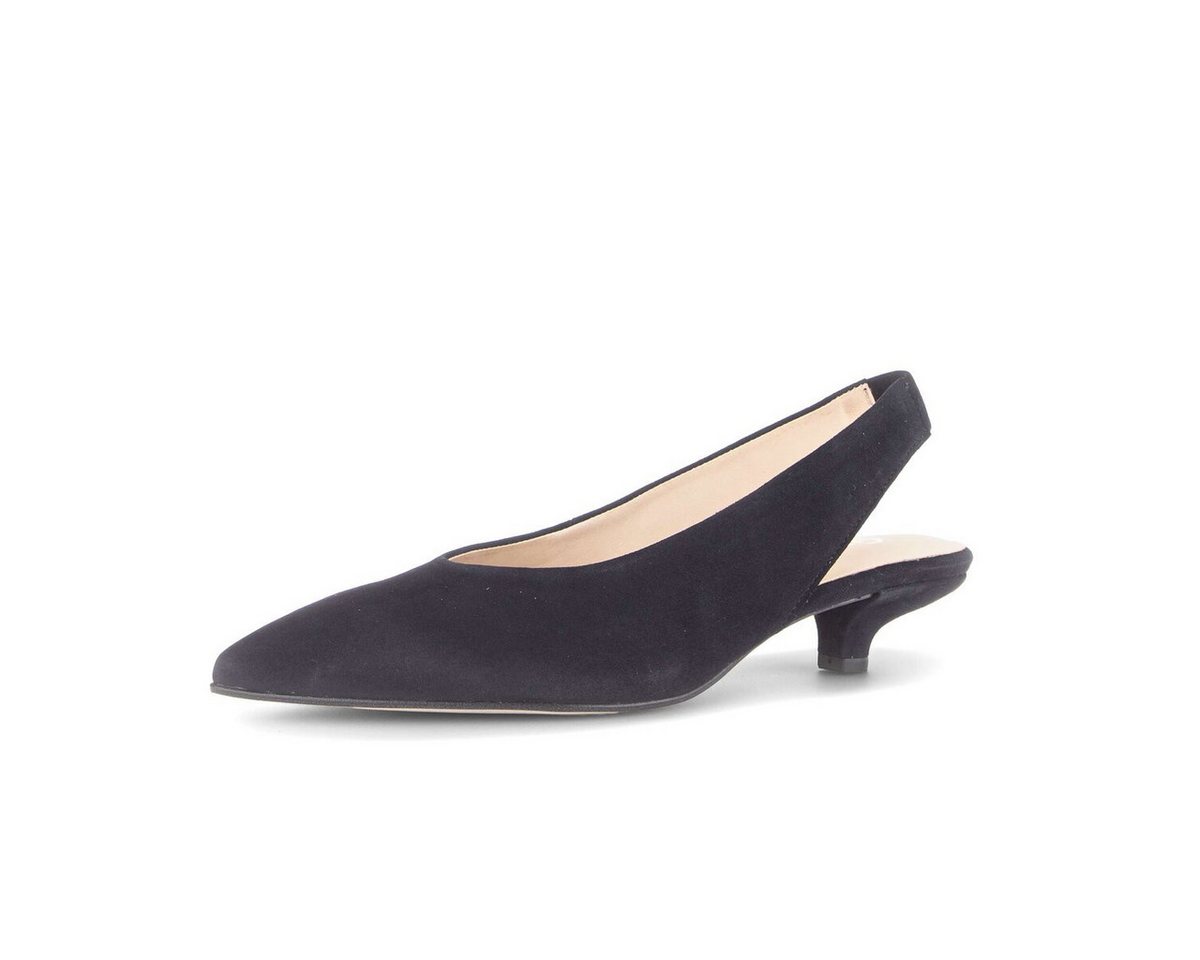 Gabor Slingpumps Rauleder Slingpumps (blau)