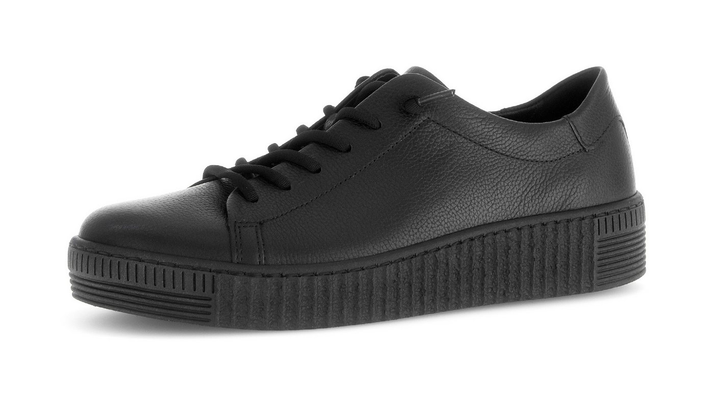 Gabor Slip-On Sneaker, Freizeitschuh, Halbschuh, Schnürschuh, elastische Schnürsenkel