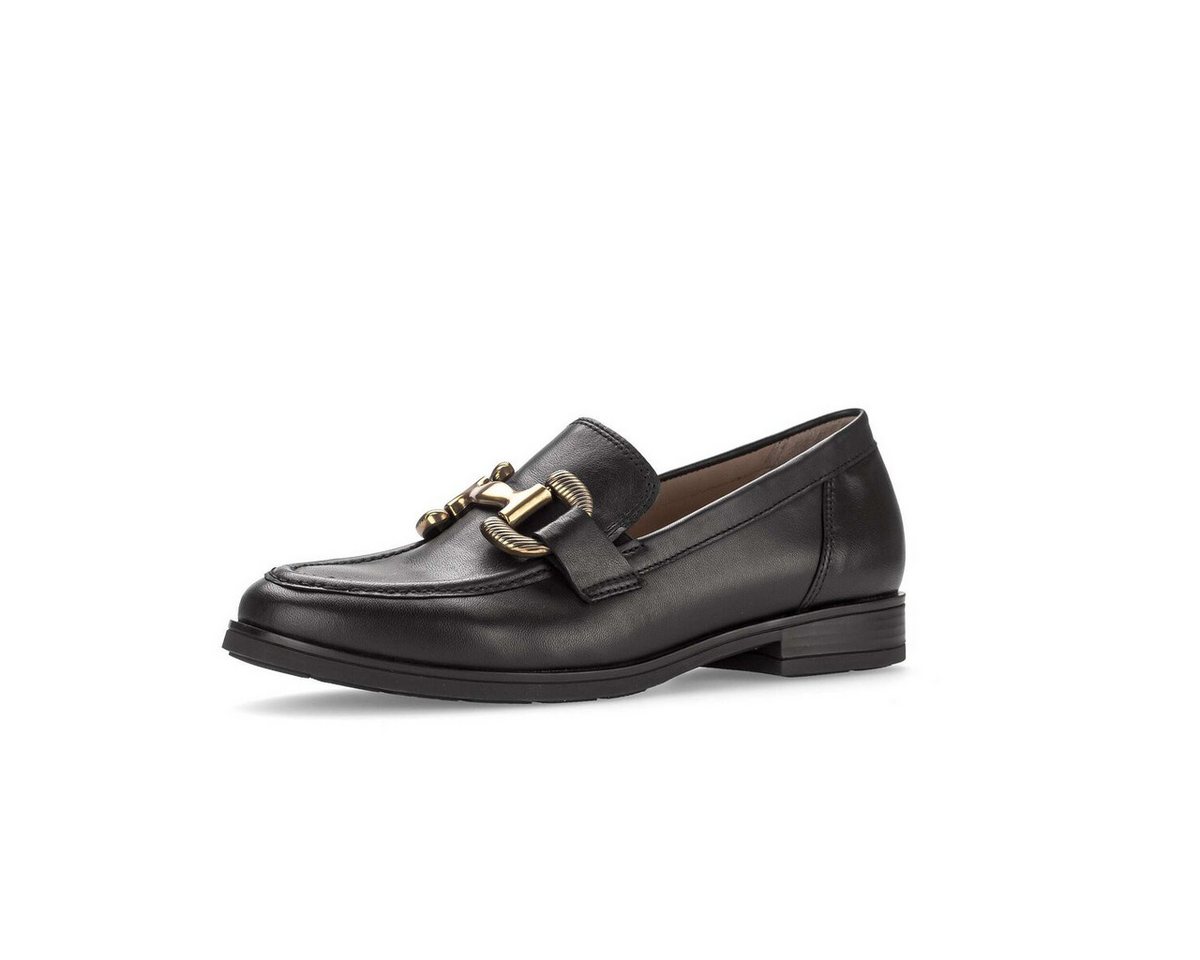 Gabor Slipper Glattleder Slipper (schwarz)