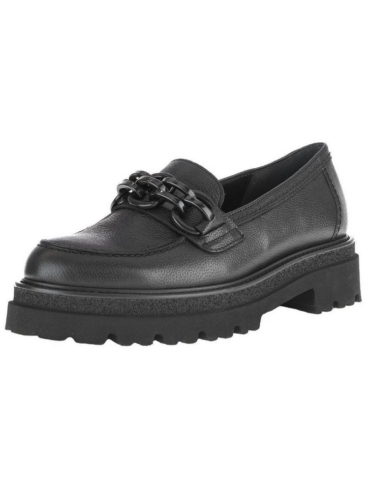 Gabor Slipper Leder Slipper (schwarz)