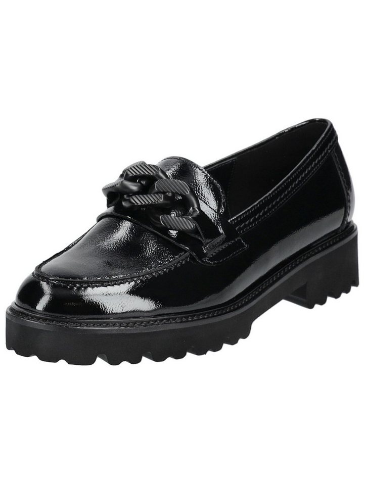 Gabor Slipper Leder Slipper (schwarz)
