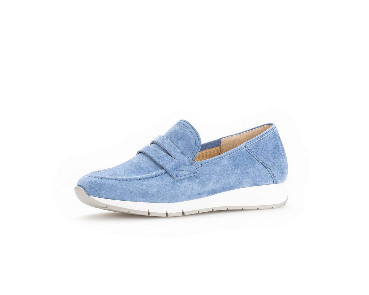 Gabor Slipper Rauleder Slipper (blau)