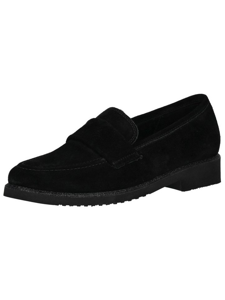 Gabor Slipper Veloursleder Slipper (schwarz)