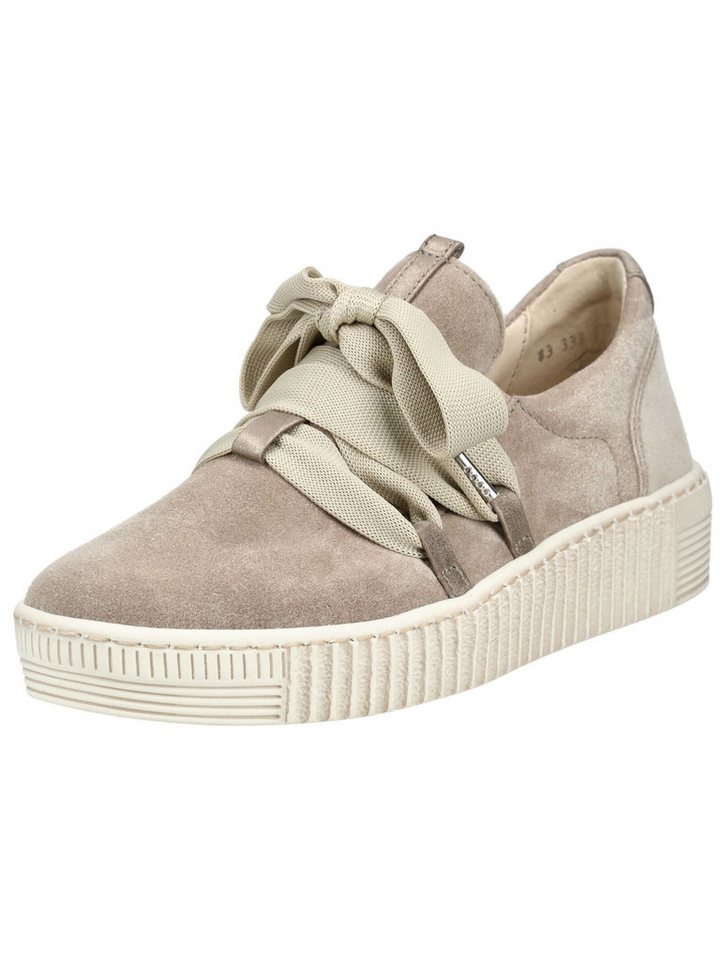 Gabor Sneaker Leder Sneaker (braun/grau)