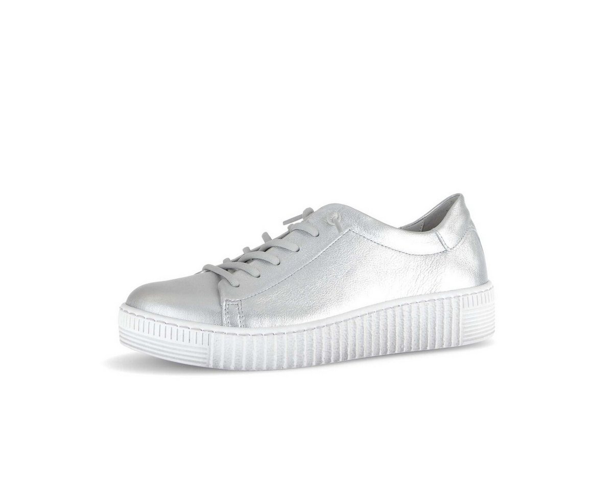 Gabor Sneaker low Effektleder Sneaker (silber)