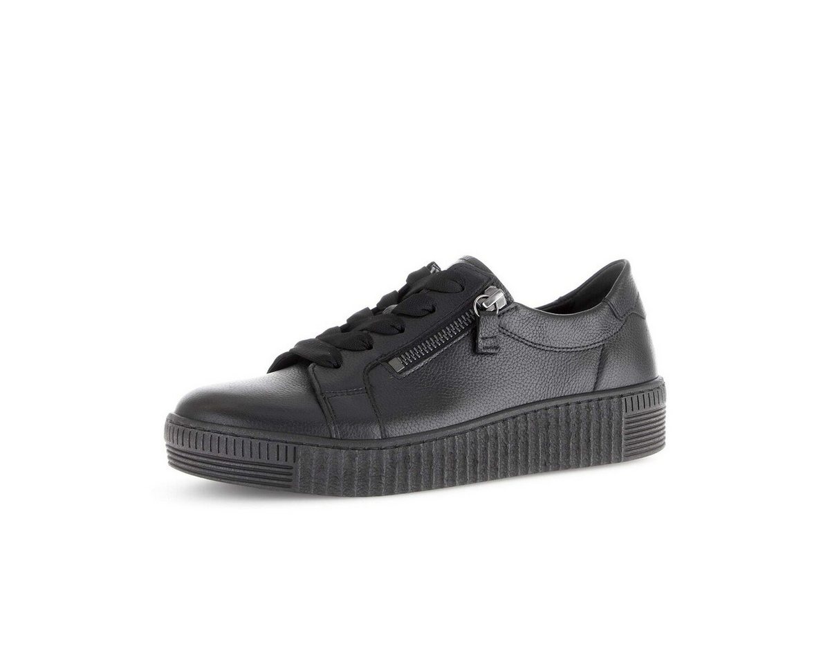 Gabor Sneaker low Glattleder Sneaker (schwarz)