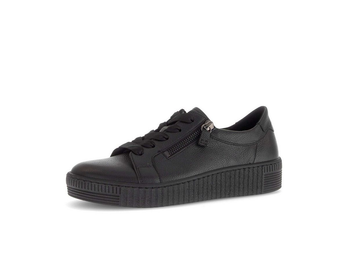 Gabor Sneaker low Glattleder Sneaker (schwarz)