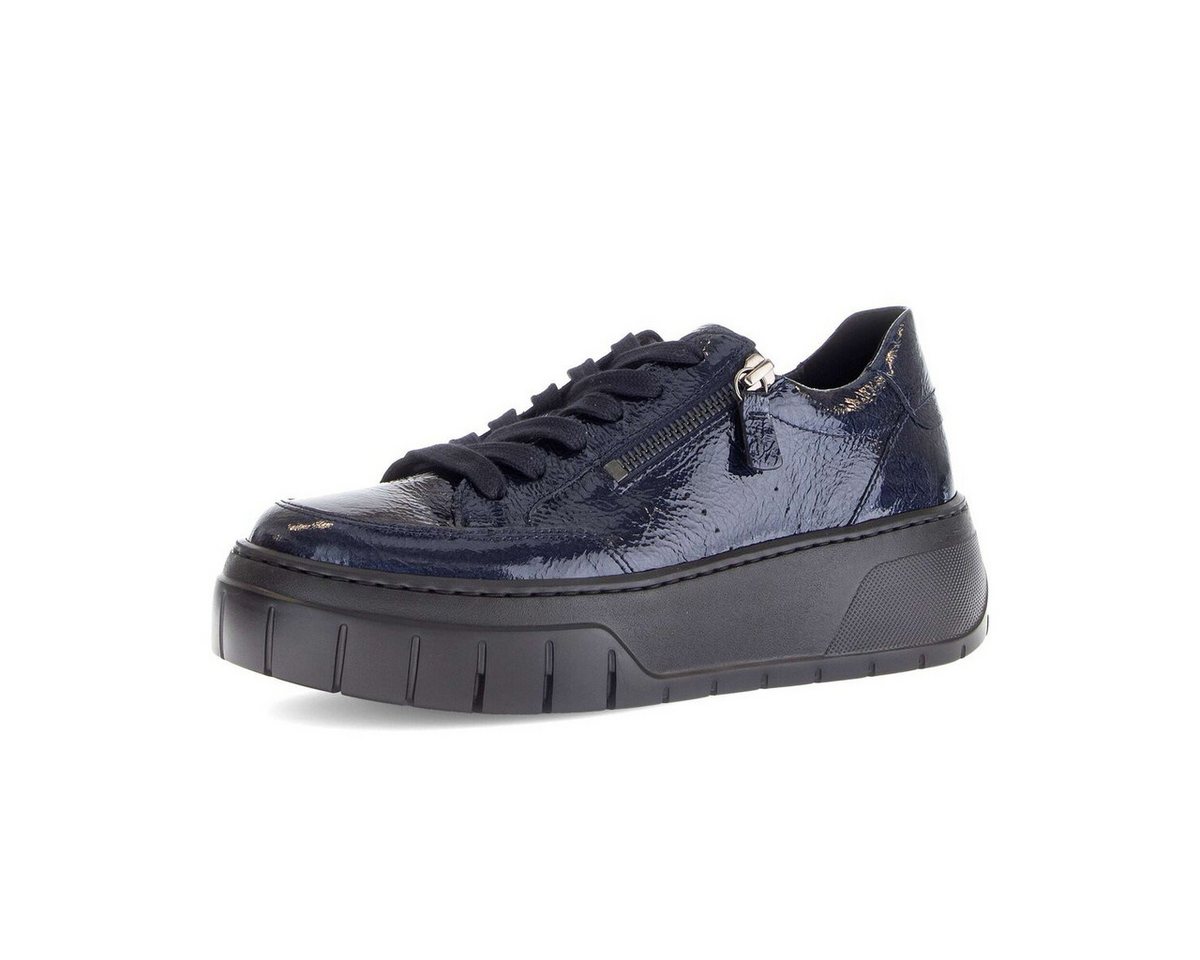 Gabor Sneaker low Lackleder Sneaker (blau)
