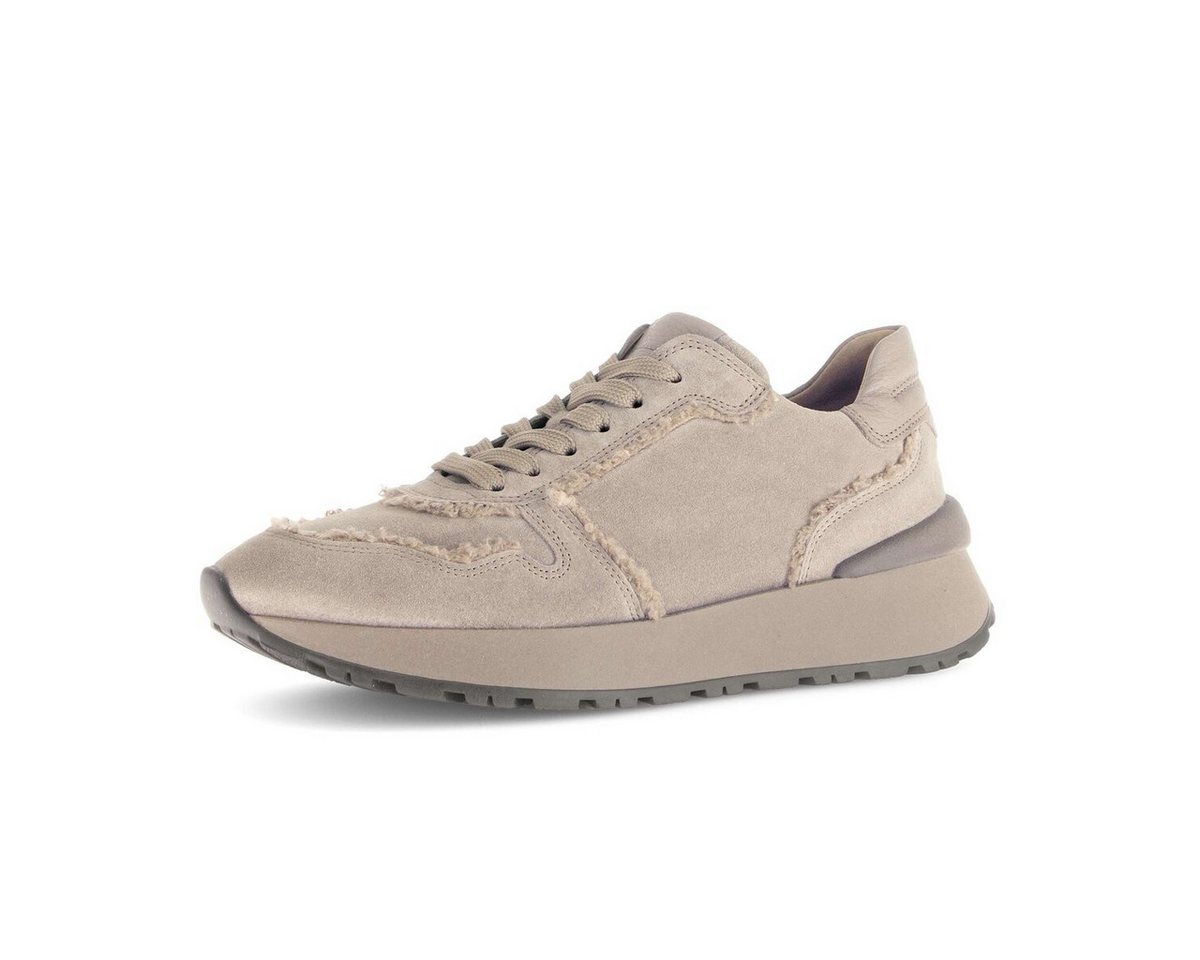 Gabor Sneaker low Materialmix Leder/Lederimitat Sneaker (beige)