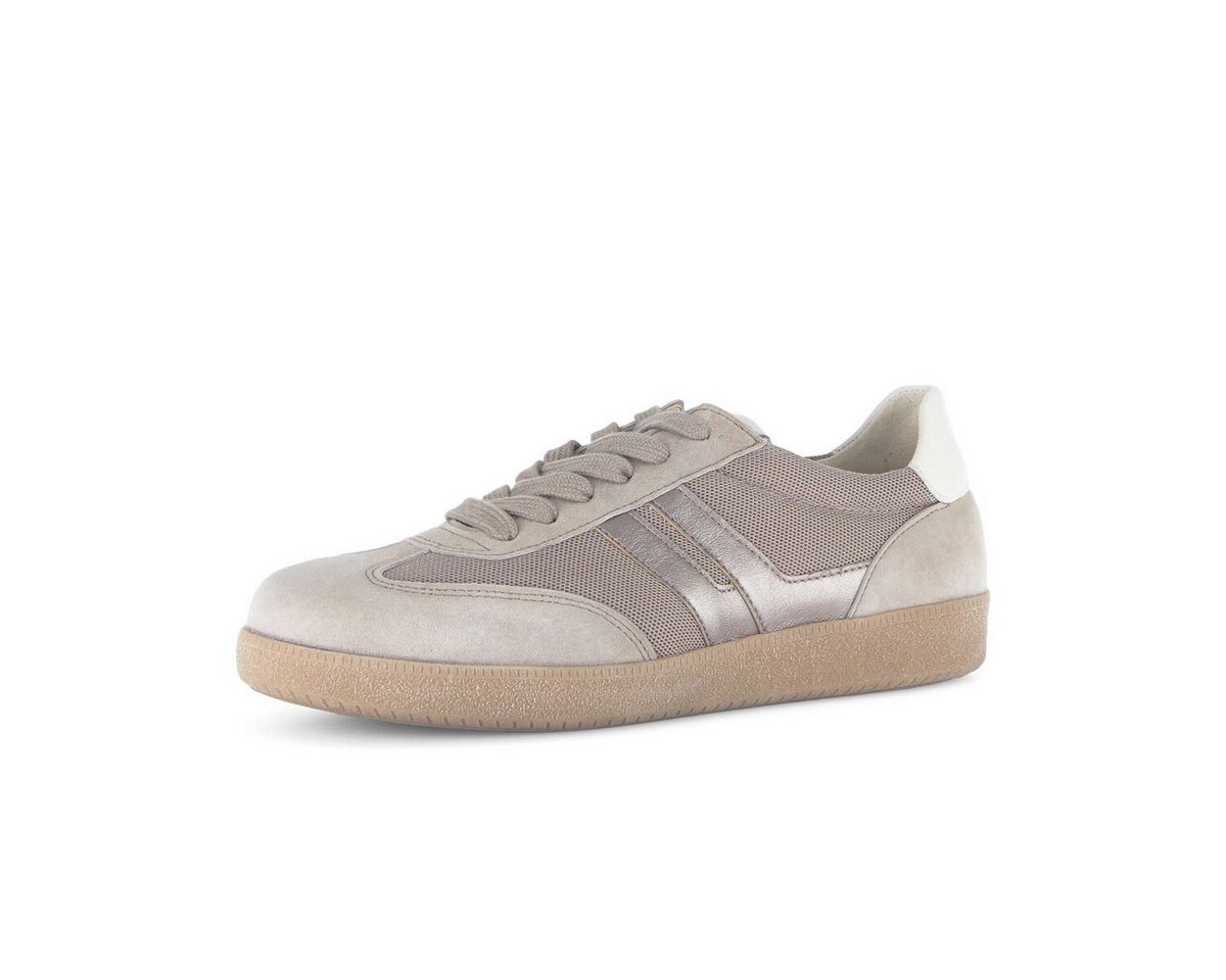 Gabor Sneaker low Materialmix Leder/Lederimitat Sneaker (beige)