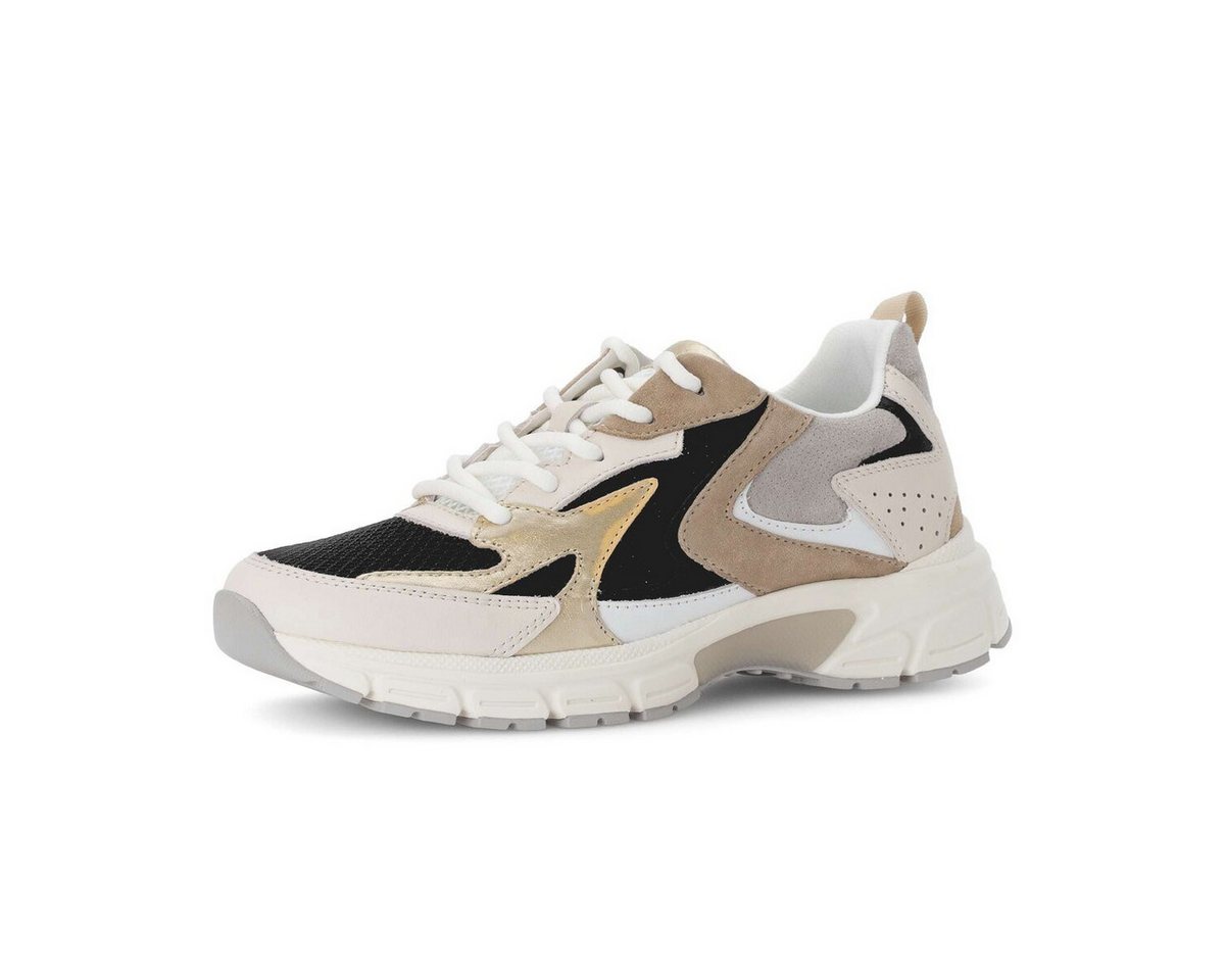 Gabor Sneaker low Materialmix Leder/Lederimitat Sneaker (beige)