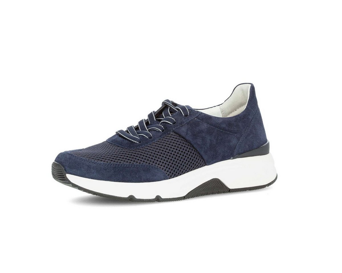 Gabor Sneaker low Materialmix Leder/Lederimitat Sneaker (blau)